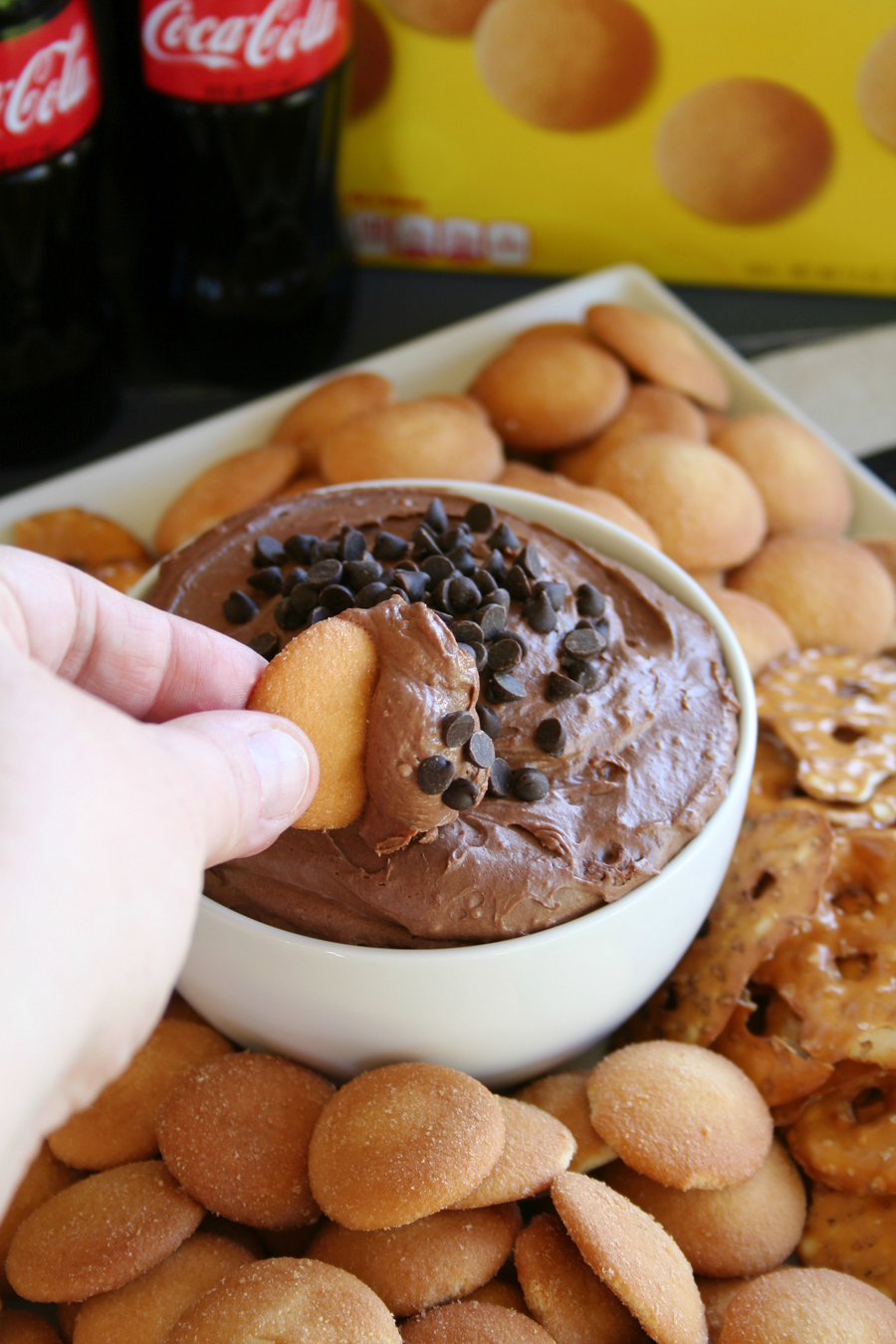 This Brownie Batter Dip is so rich and creamy, so good!