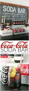 Make any party or gathering a hit with a make it yourself Coca-Cola Soda Bar!