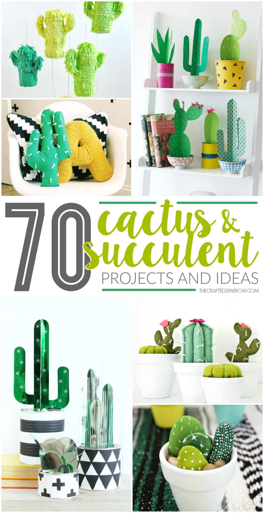 70 Faux Cactus & Succulent Projects and Ideas