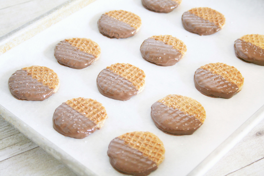 Chocolate Covered Caramel Wafers