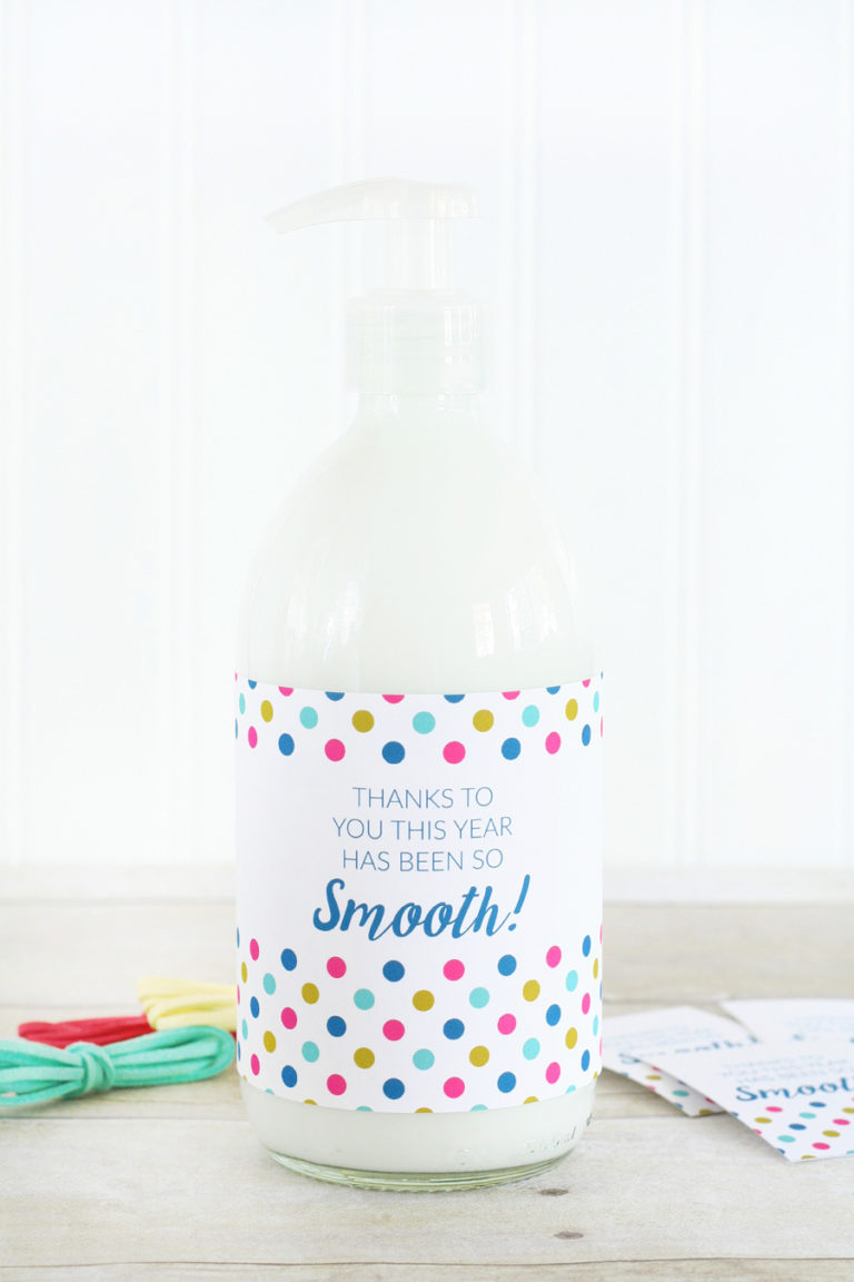 Teacher Appreciation Lotion Gift Idea &amp; Tags
