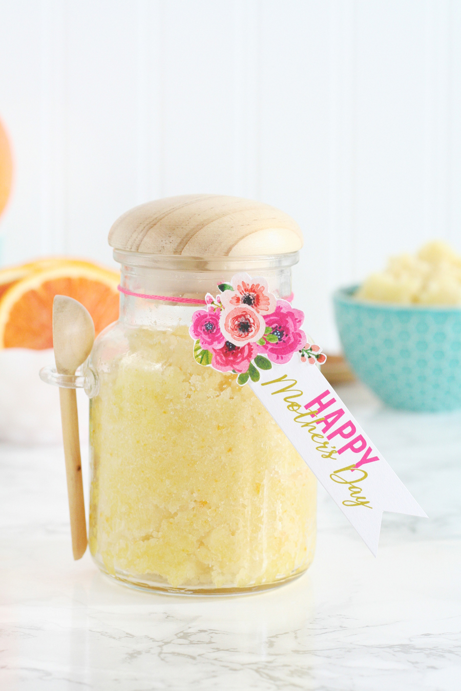 DIY Lemon Sugar Scrub + Free Printable Labels! - The Turquoise Home