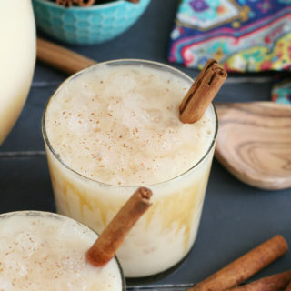 Creamy Caramel Horchata Cocktails