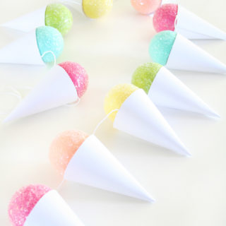 DIY Snow Cone Garland