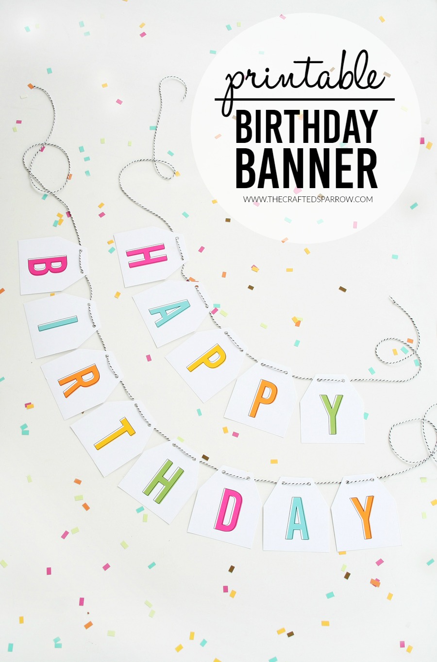 Free Printable Birthday Banner