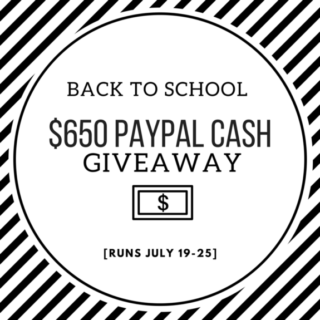 $650 PayPal Cash Giveaway