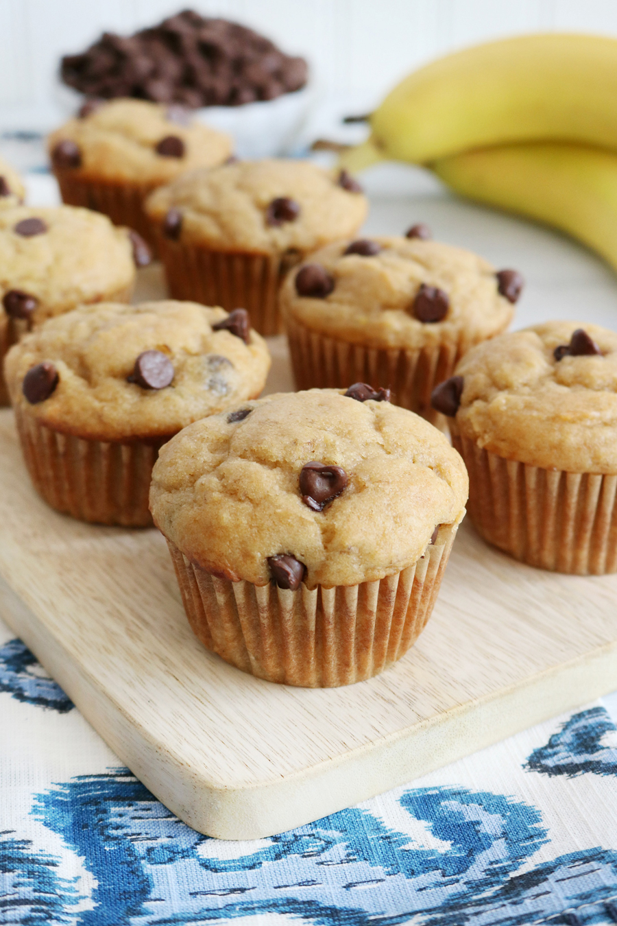 Peanut Butter Banana Yogurt Muffins