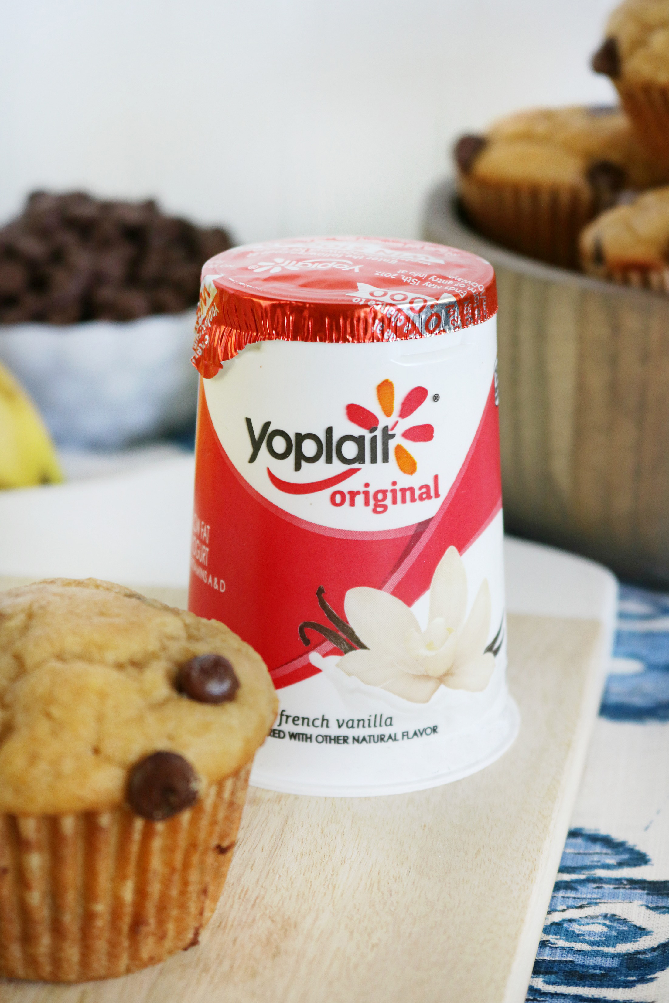 Peanut Butter Banana Yogurt Muffins 3 The Crafted Sparrow