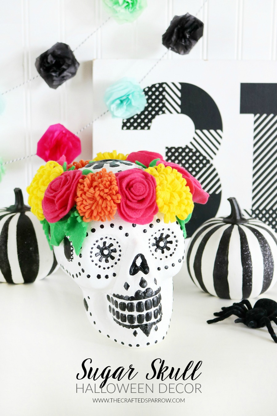 Sugar Skull Halloween Decor