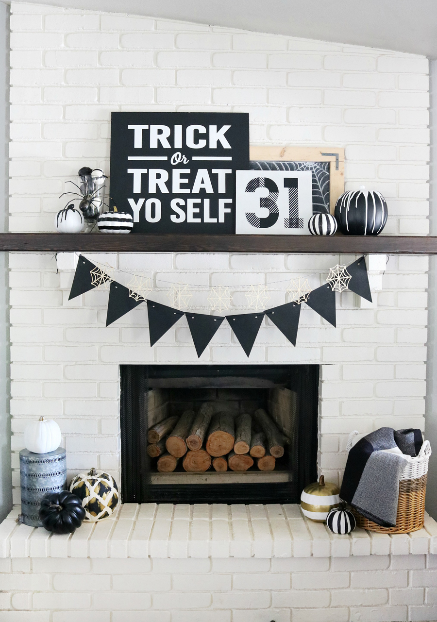  Halloween Mantel for Small Space