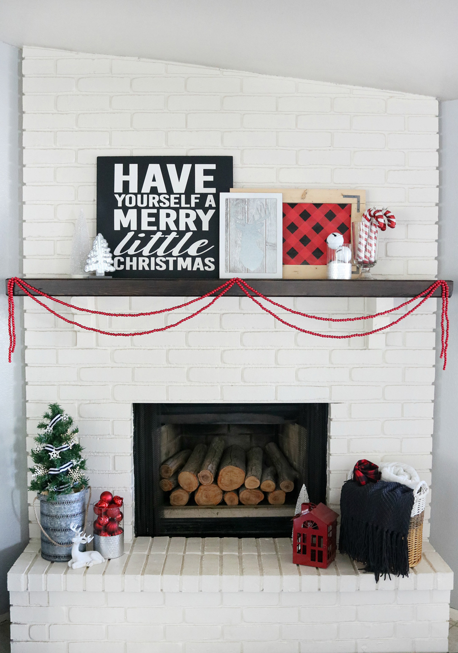 Buffalo Check Holiday Mantel 