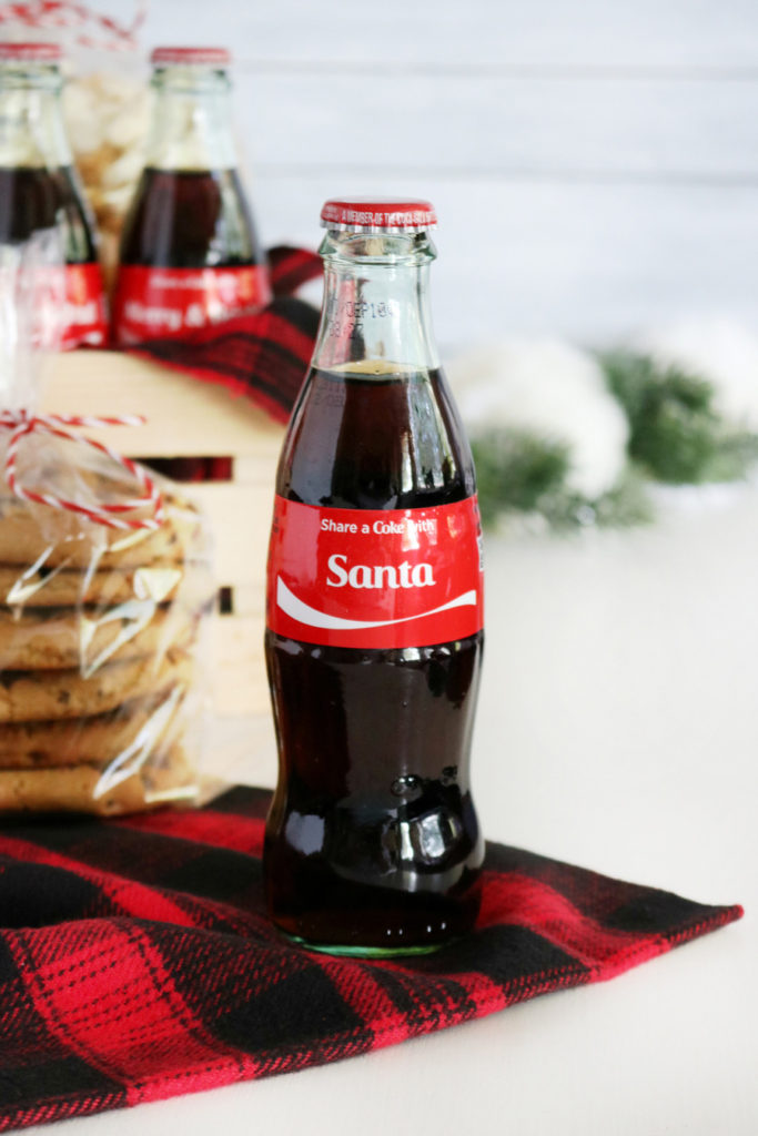 Coca-Cola Christmas Gift Basket Idea + Free Printable Tags