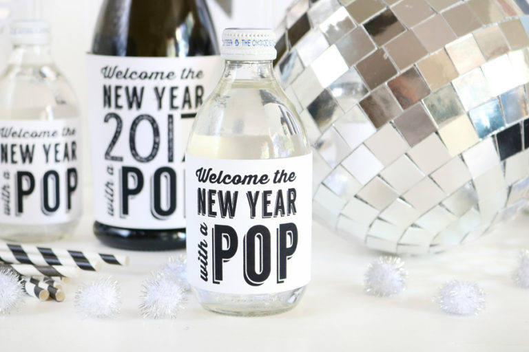 DIY New Year's Eve Mirror Ball Decor