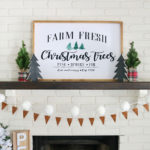 Leather & Flannel Christmas Mantel