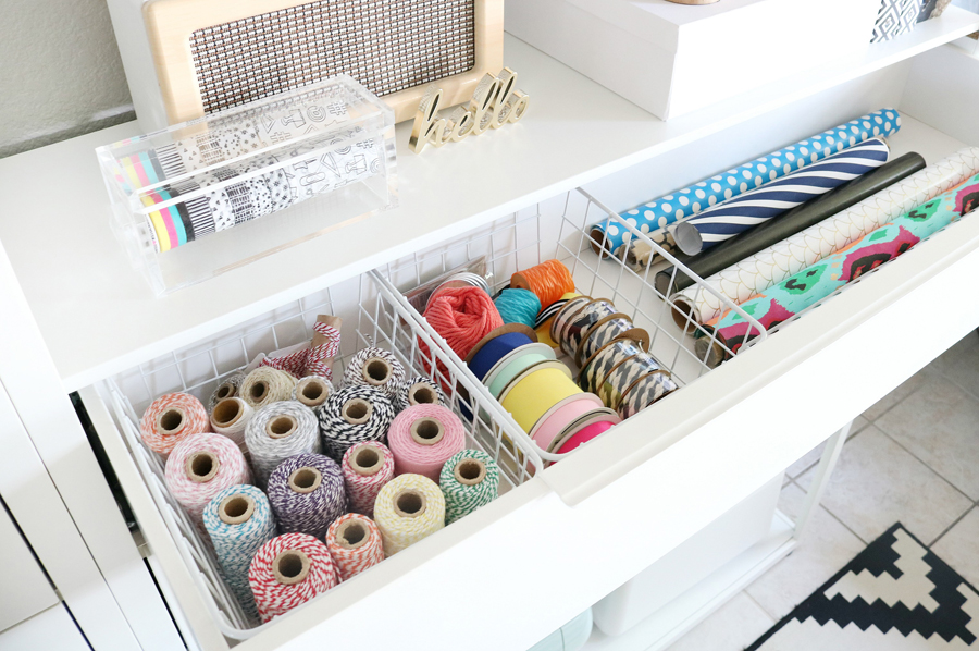 Organizing A Client's Craftroom & Gift Wrap [VIDEO] - Live Simply