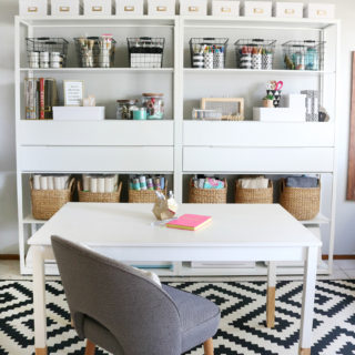 Simple & Stylish Craft Studio Organization