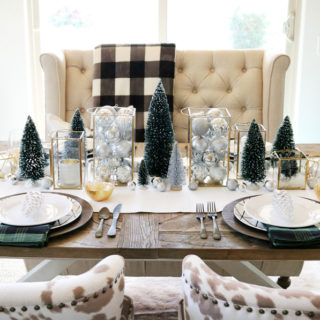 Simple & Modern Christmas Dining Table Ideas