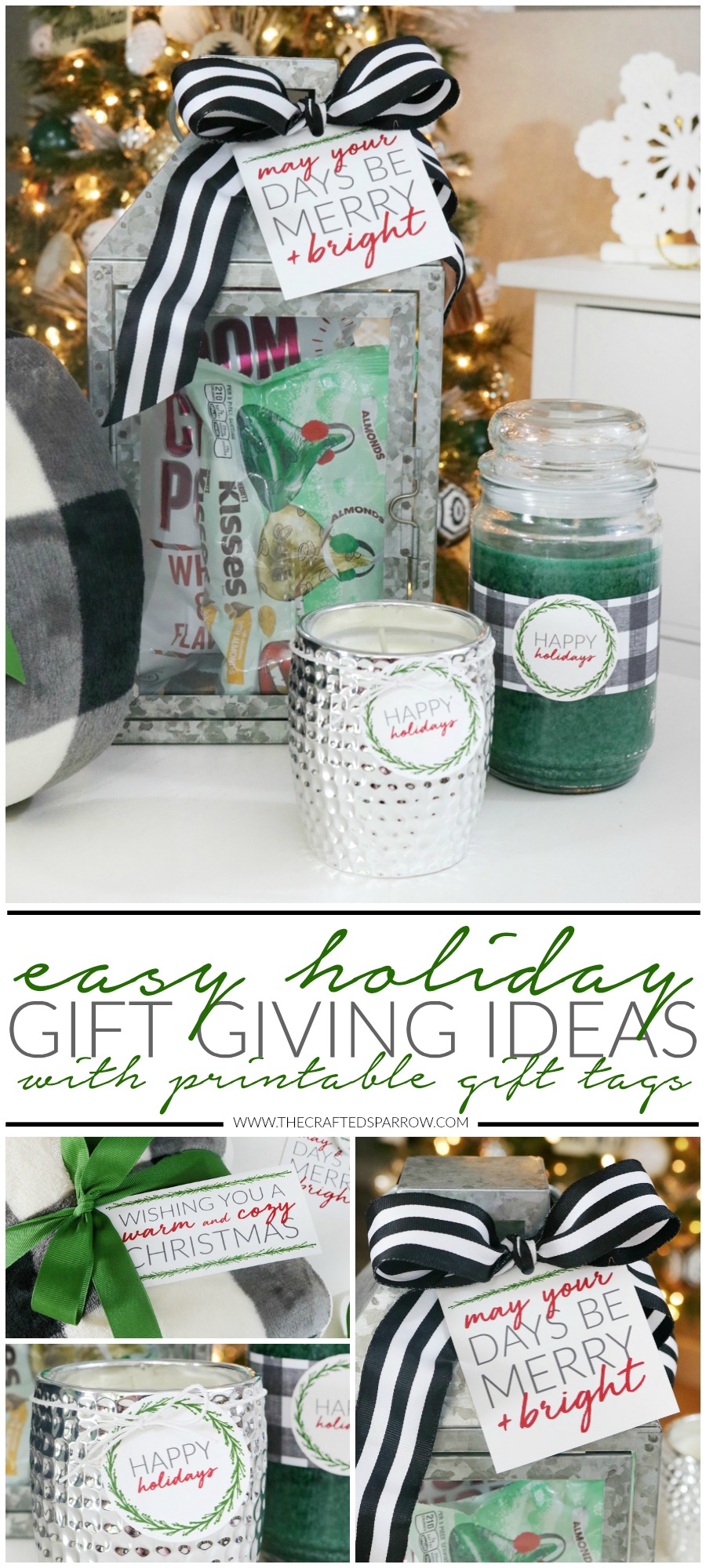 Cute, Easy Neighbor Christmas Gifts {Printable Tags!} - It's