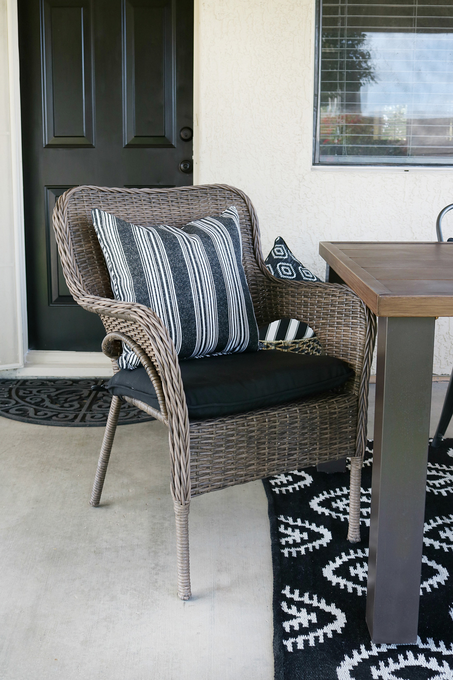 better homes and gardens camrose farmhouse industrial cafe chair
