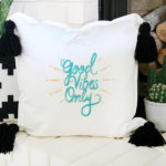 Easy DIY Throw Pillow in Under 15 Minutes with Cricut Iron-On Designs