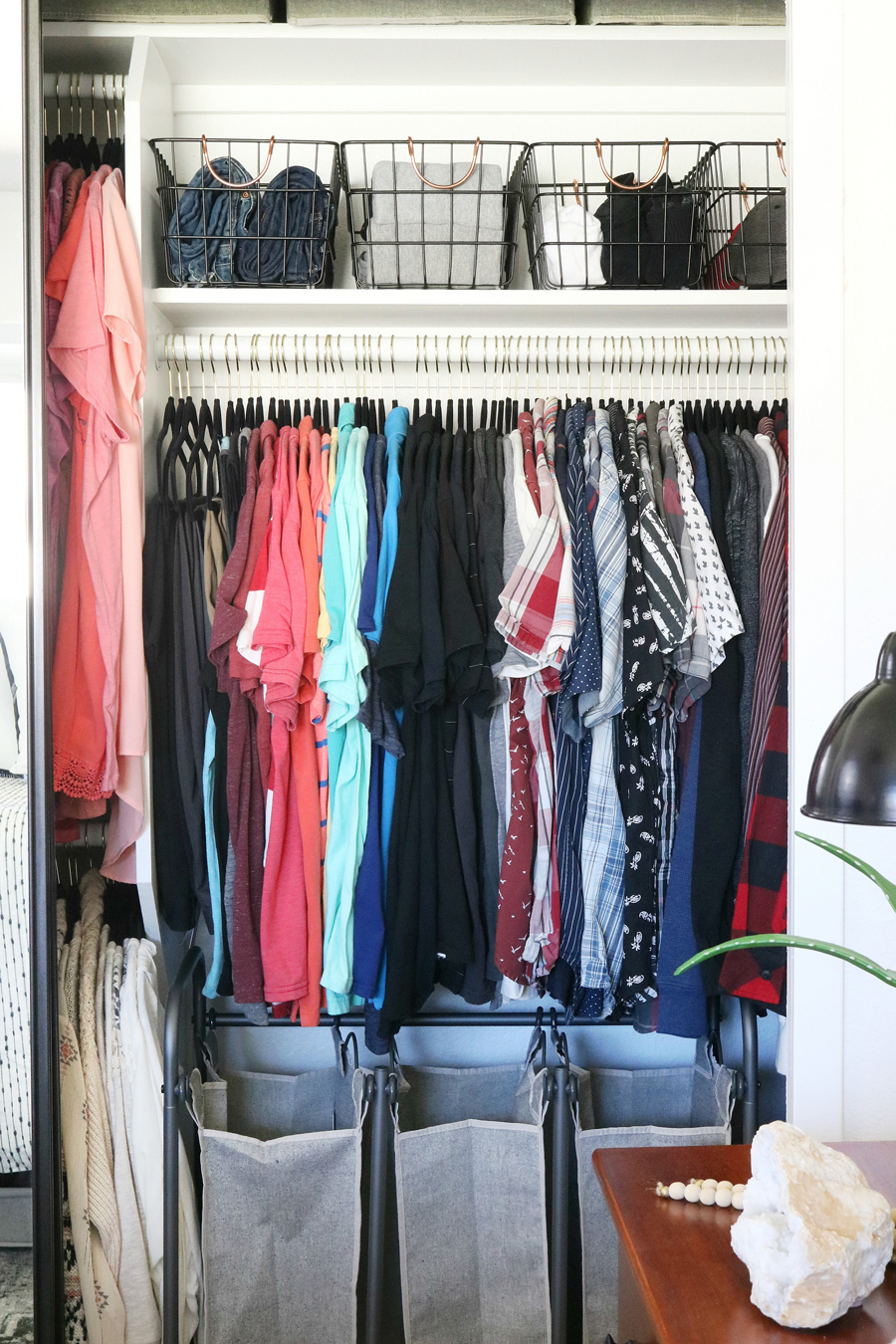 Easy Closet Organization for Small Space Closets