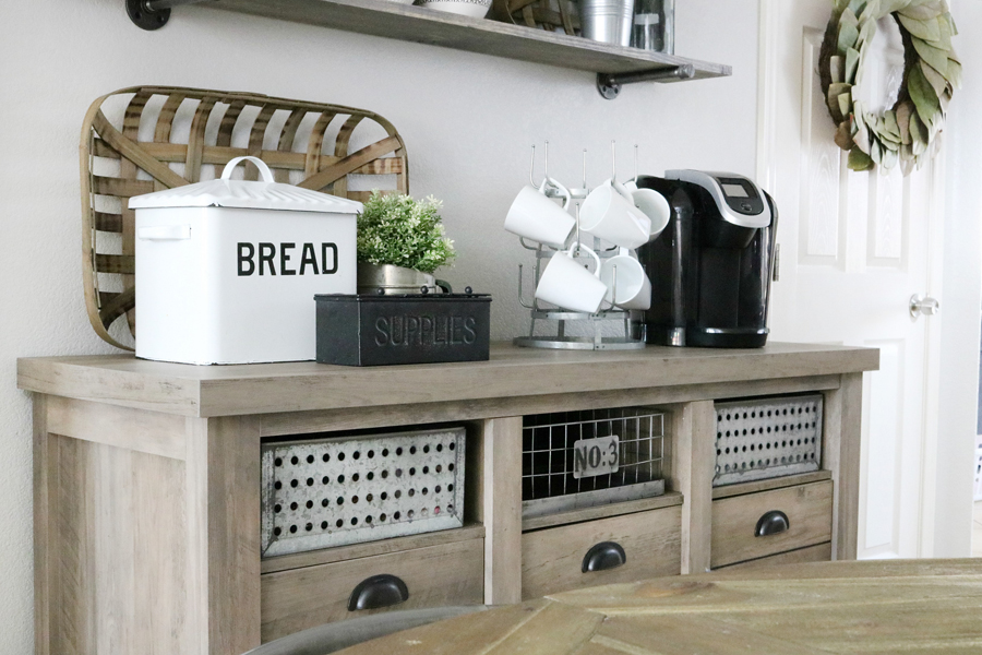 Our Kitchen Coffee Station - Driven by Decor