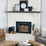 Black & White Simple and Modern Fall Mantel Decor