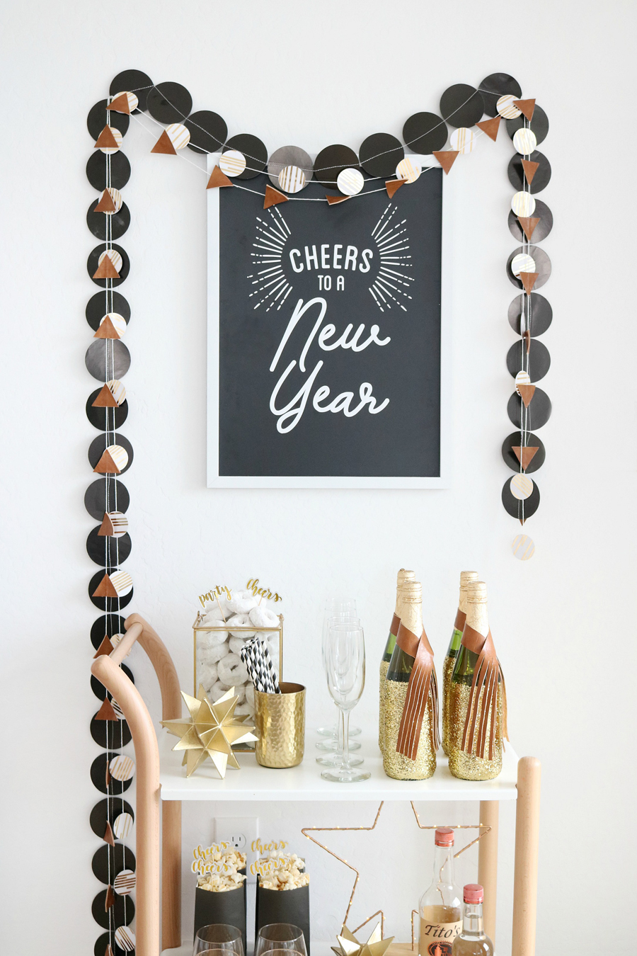 Craft The Bar Cart Of Your Dreams For A Perfect New Year's Eve