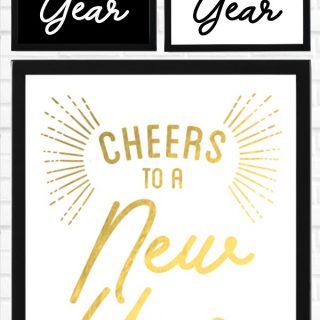 Free Printable New Year's Signs