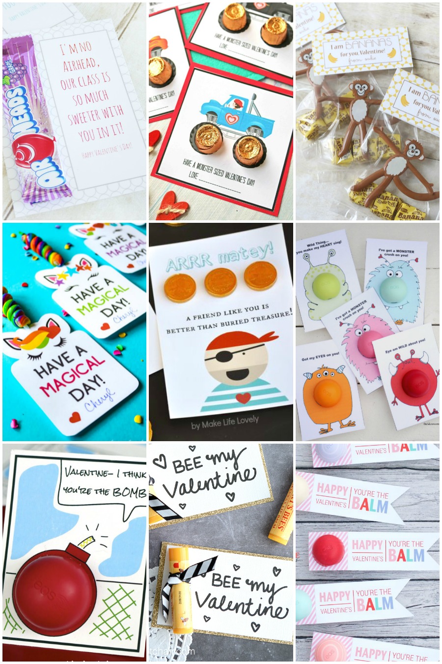 130 Free Printable Valentine's for The Classroom