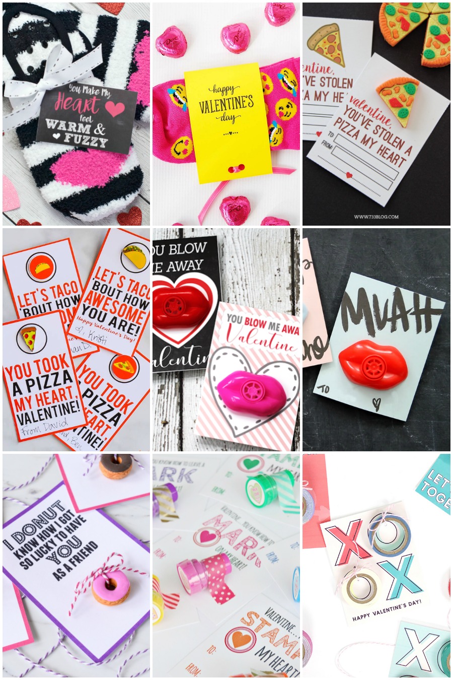 Free Printable Washi Tape Valentines - Persia Lou