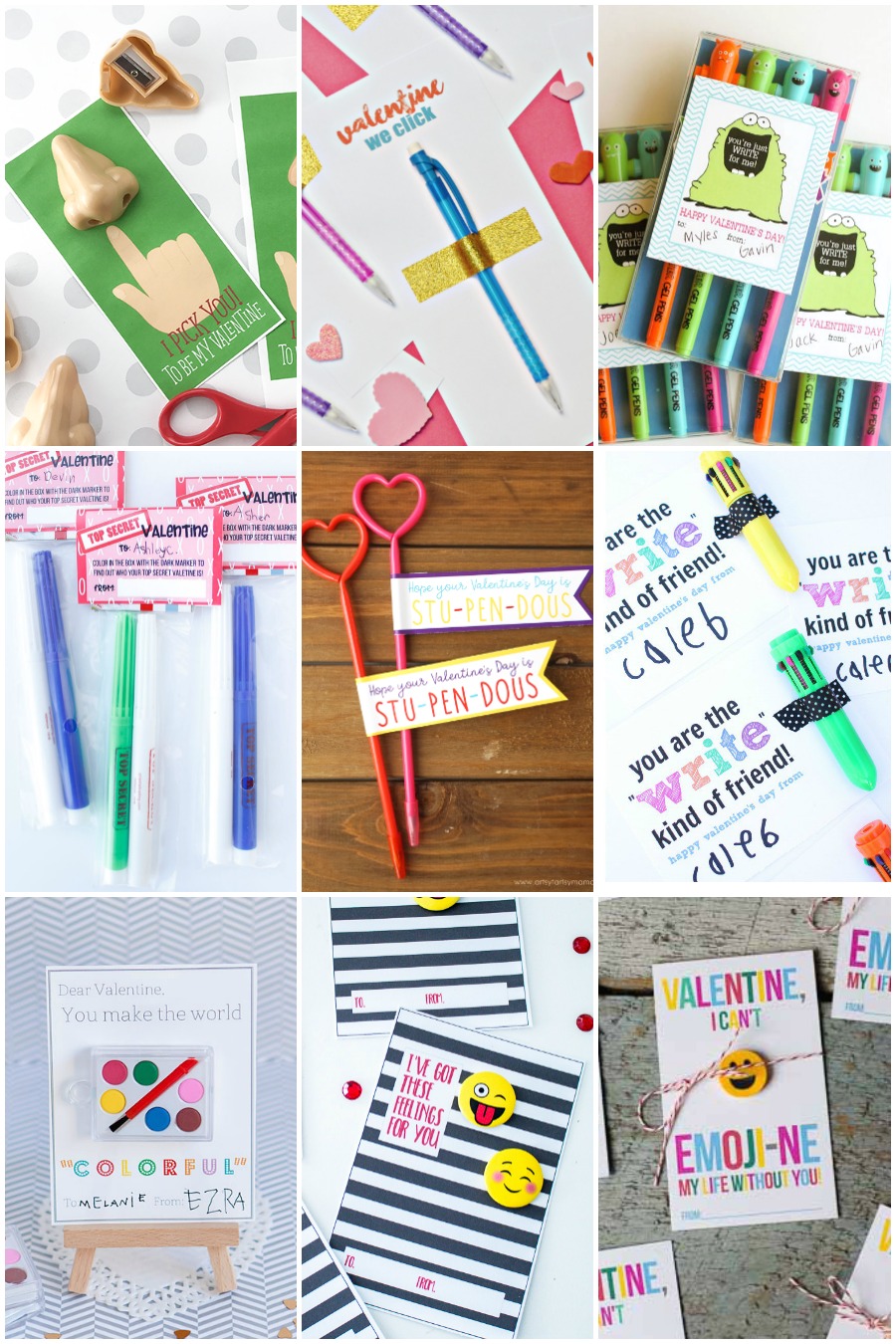 130 Free Printable Valentine's for The Classroom