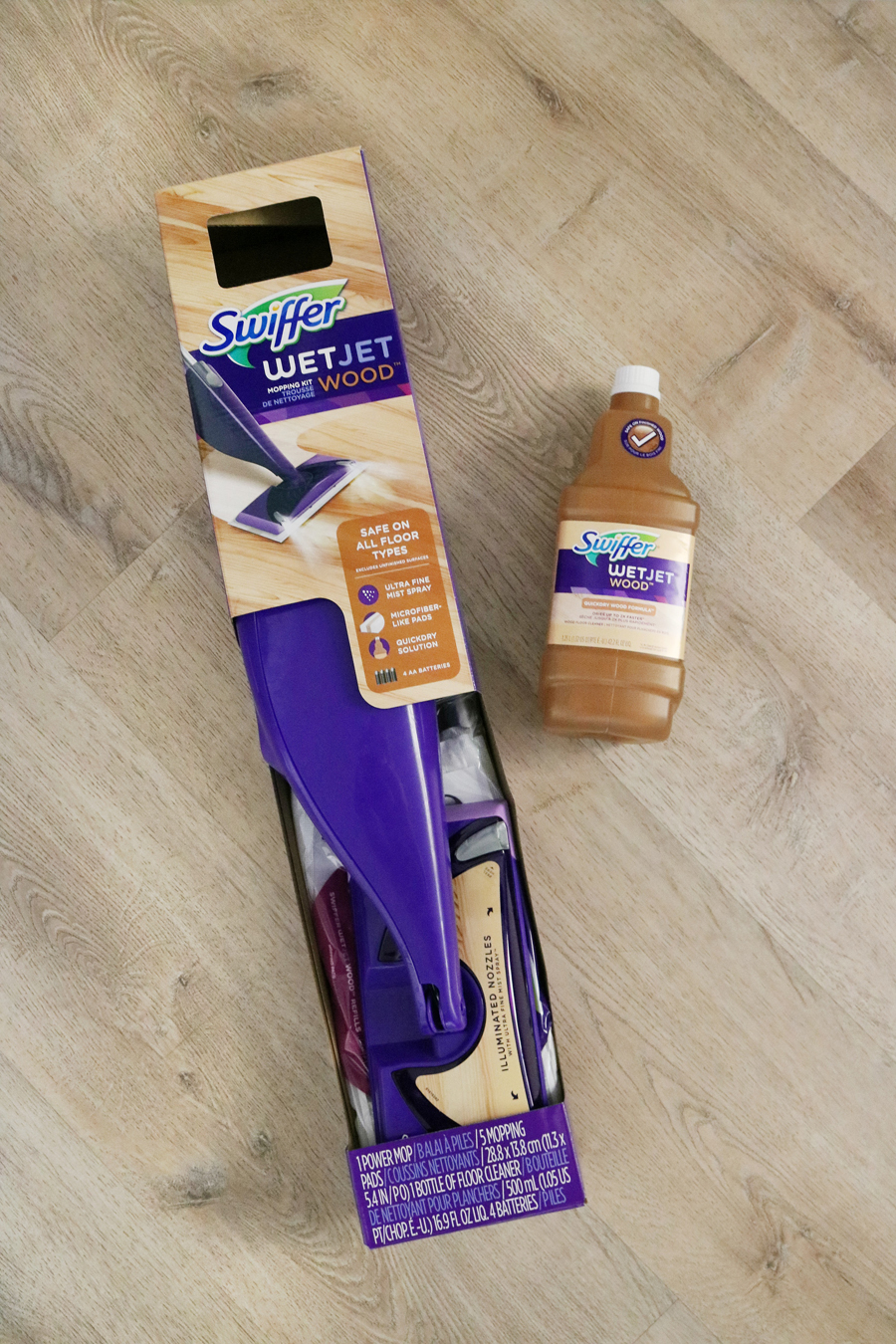Keep Your Wood Floors Looking Good with Swiffer WetJet The Crafted