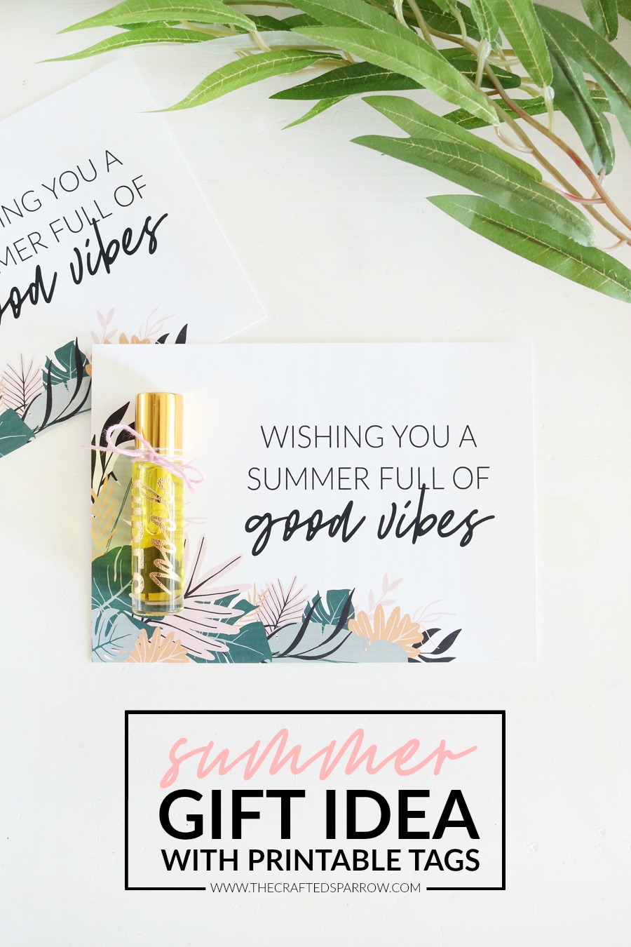 Summer Gift Idea with Printable Tags
