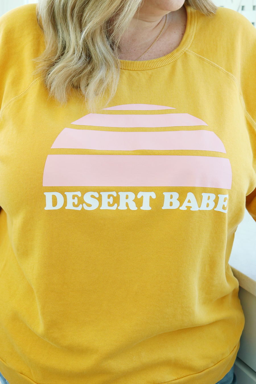 DIY Fun Graphic Desert Babe Sweatshirt