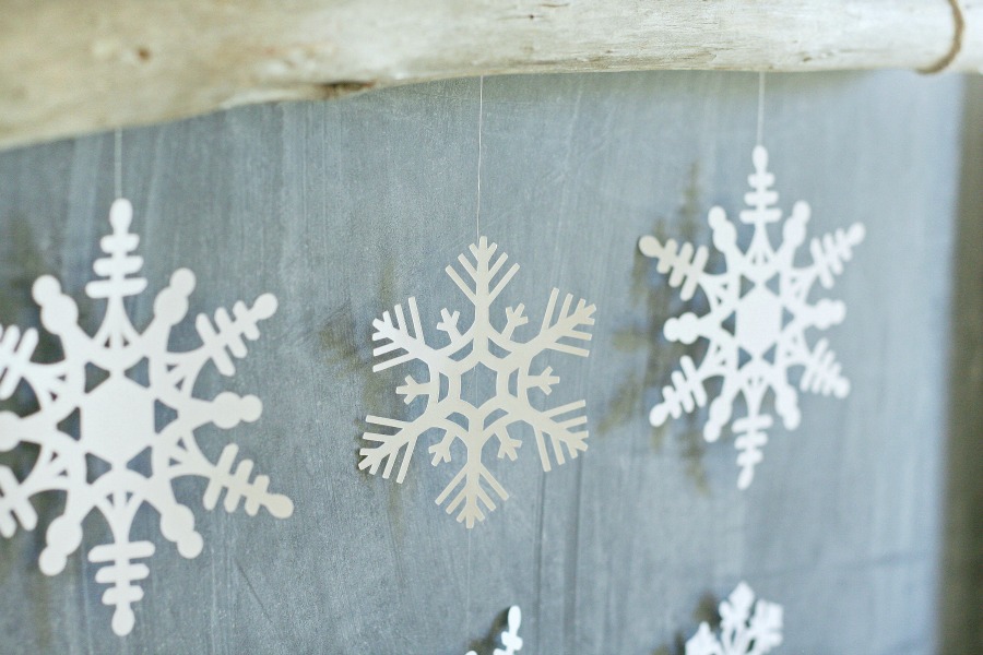 Snowflake Farmhouse Mini Sign, Winter Decor, Snowflake Decor