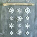 Simple Snowflake Wall Hanging Winter Decor