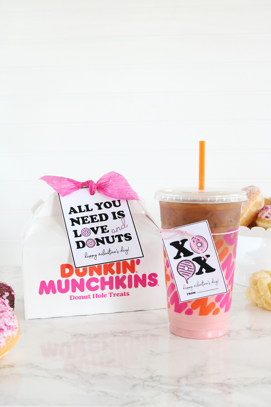 stuffed donut valentine