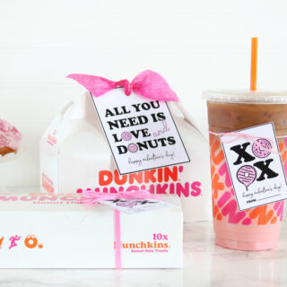 Donut Valentine’s Day Gift Idea and Printable Tags