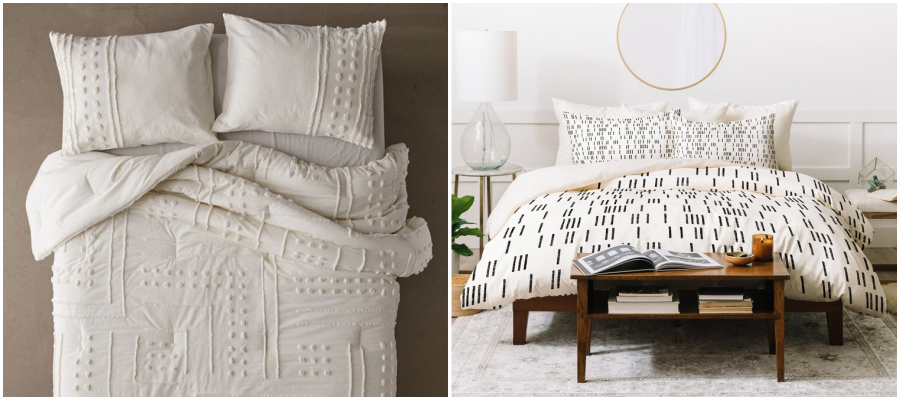 26 Neutral Comforter & Duvet Textured Bedding Options