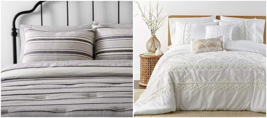 26 Neutral Comforter & Duvet Textured Bedding Options