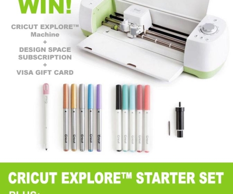 Cricut Explore + Visa Gift Card Giveaway