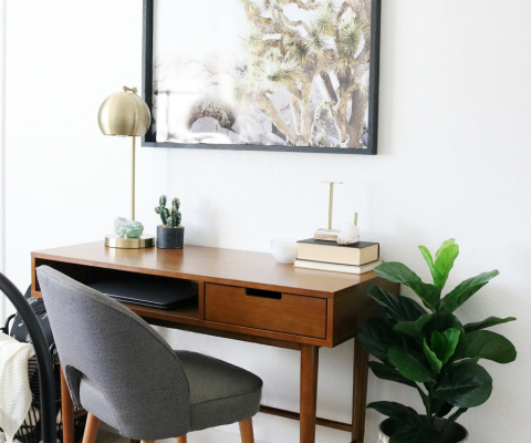 Better homes & gardens on sale flynn mid century modern desk